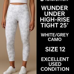 Lululemon Wunder Under High-Rise Tight 25″ Full-On Luxtreme, Size 12